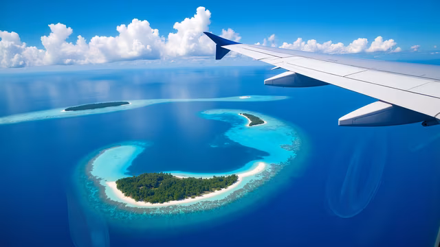 Island Paradise from Above