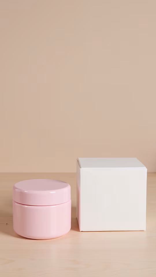 Minimalist Pink Jar
