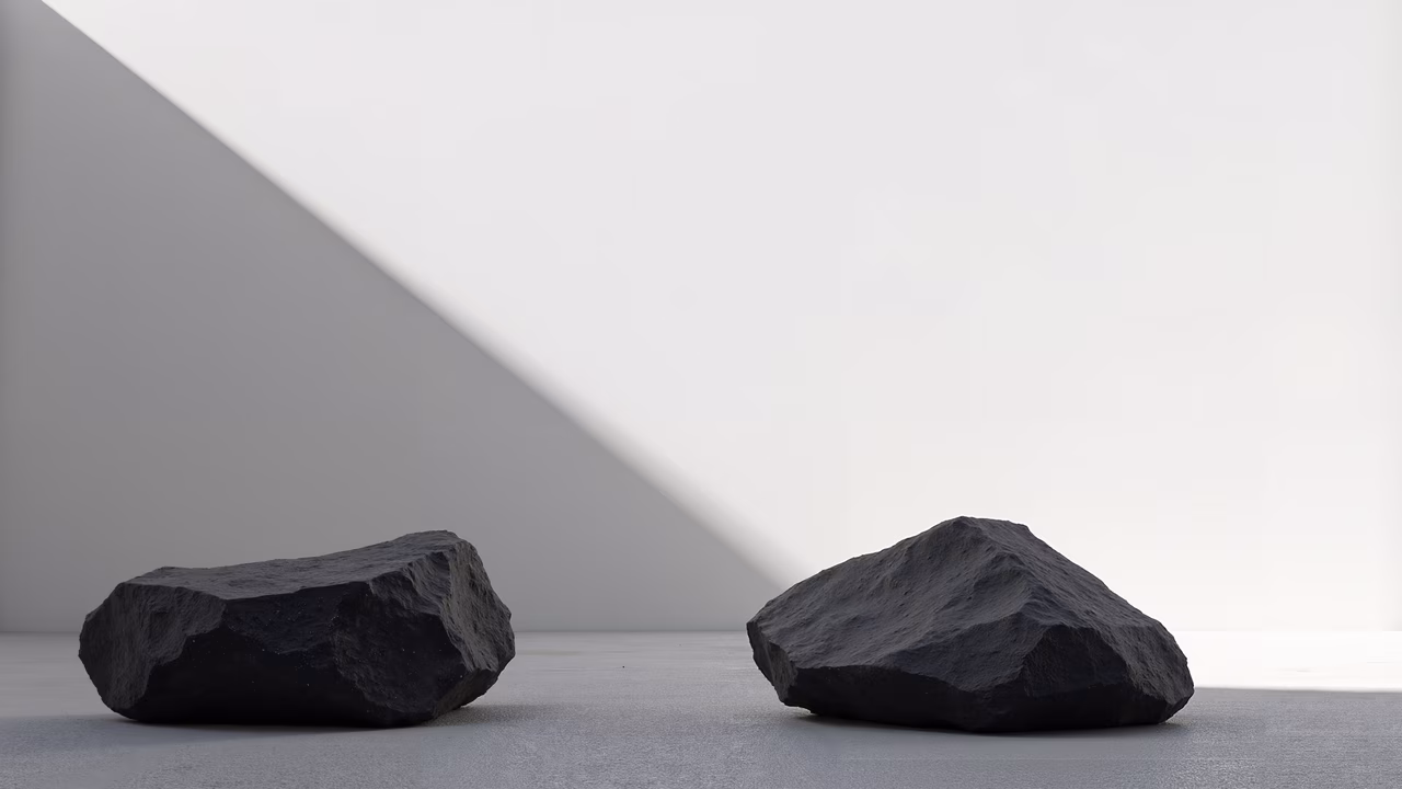 Minimalist Rocks: Tranquil Still Life