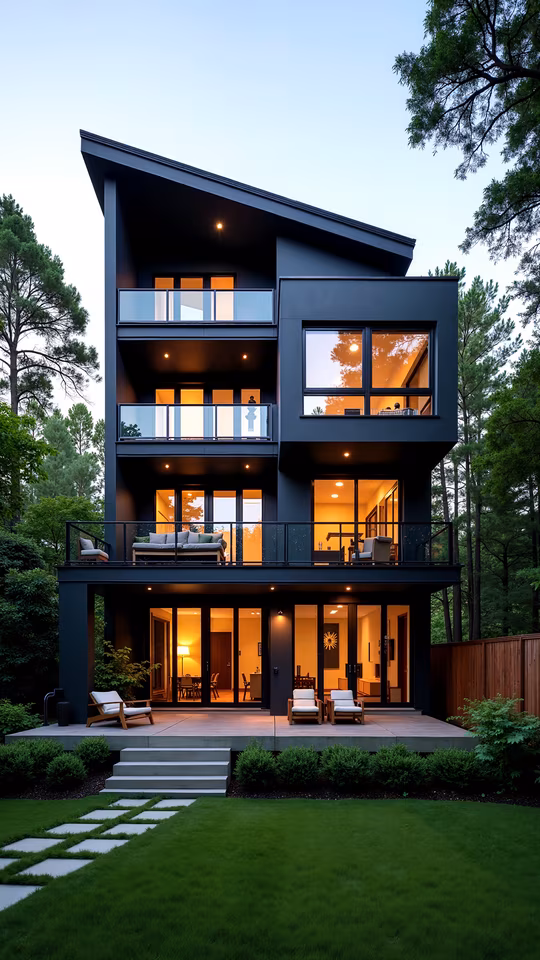 Modern House in the Woods