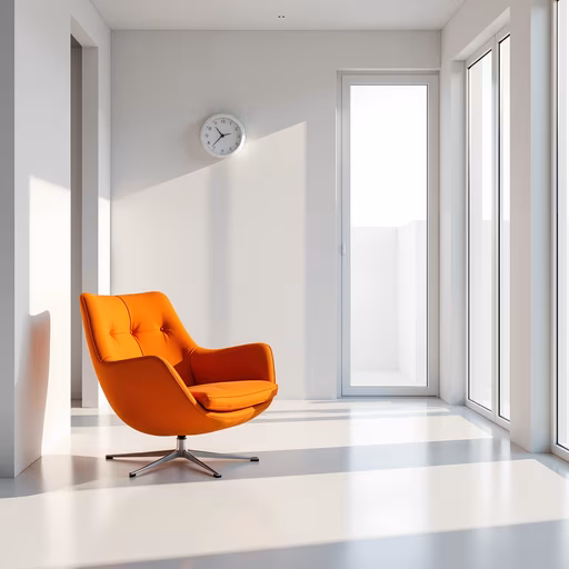 Modern Orange Chair