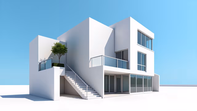 Modern White House Illustration