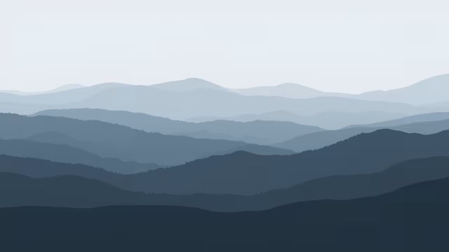 Mountain Layers Illustration