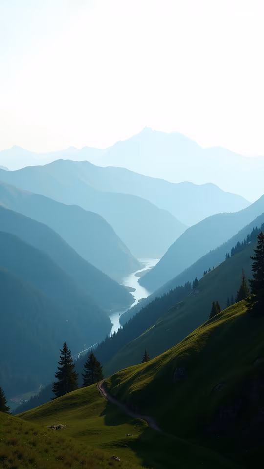 Mountain Valley Landscape