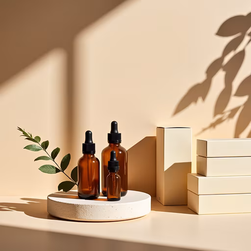 Natural Cosmetics Display