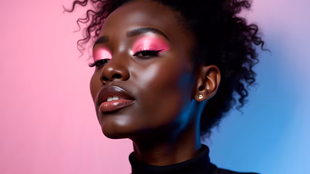 Pink Glow Portrait