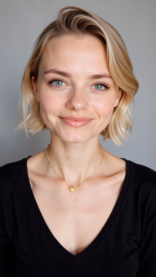 Portrait of a Smiling Woman