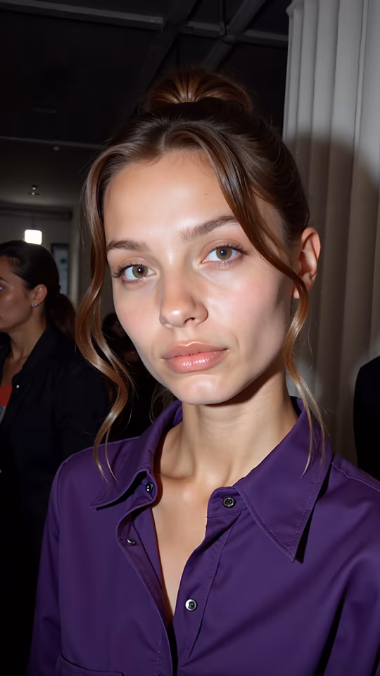 Purple Shirt Portrait