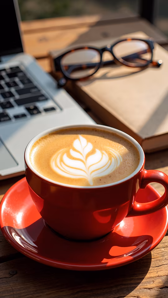 Red Cup Latte Art