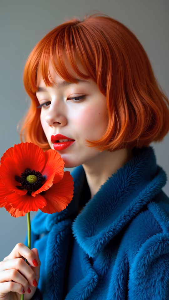 Red Hair and Poppy