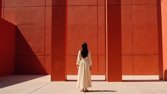 Red Wall Reflection