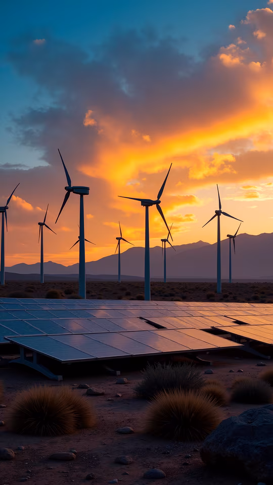 Renewable Energy Sunset