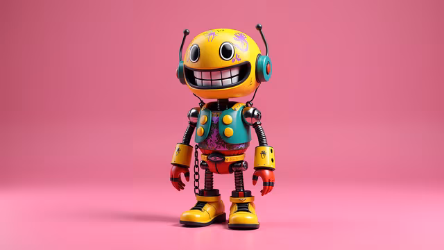 Robot Toy Illustration