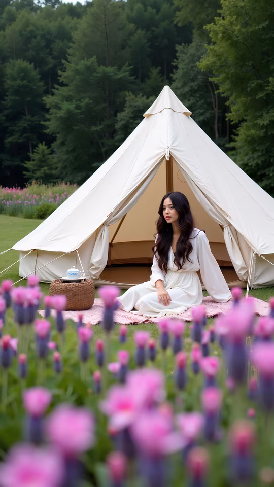 Romantic Glamping Tent