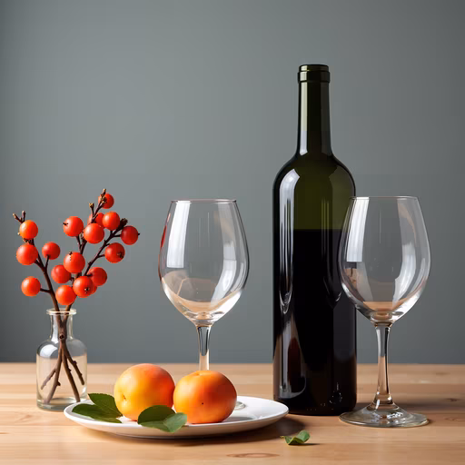 Still Life with Wine and Fruit