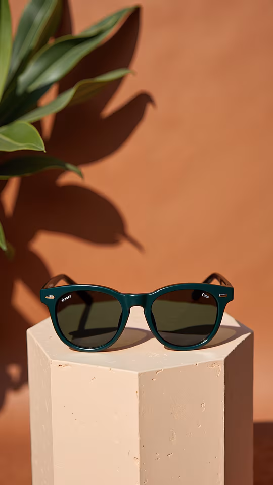 Sunglasses on Pedestal
