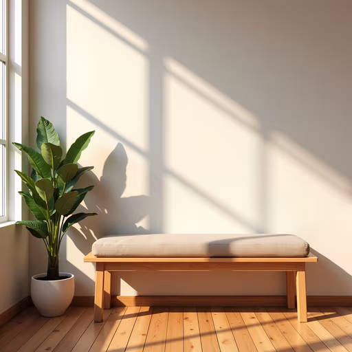 Sunlit Bench