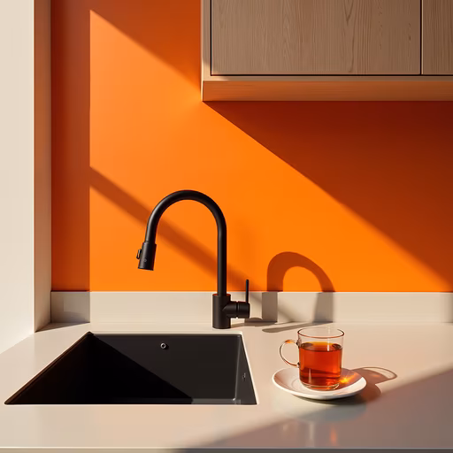 Sunlit Kitchen Sink
