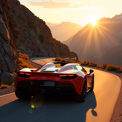 Sunset Road Trip