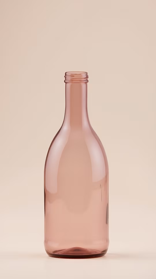 Translucent Pink Bottle
