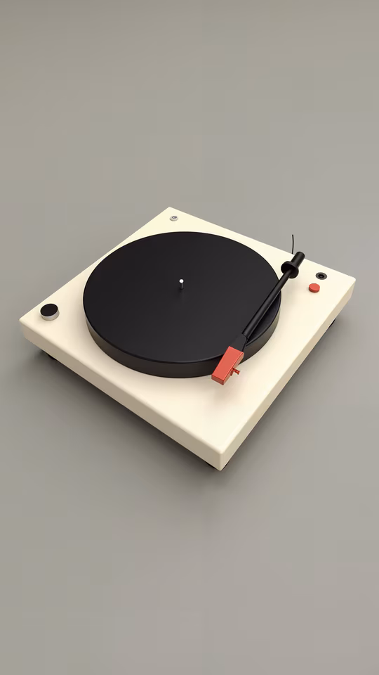 Turntable Illustration
