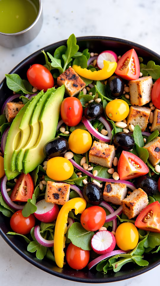Vibrant Salad Illustration