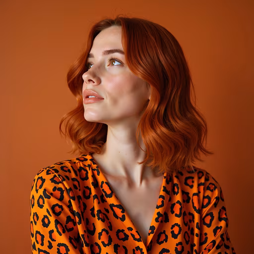 Woman in Leopard Print