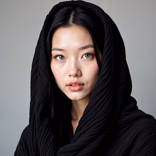 Black Veil Portrait