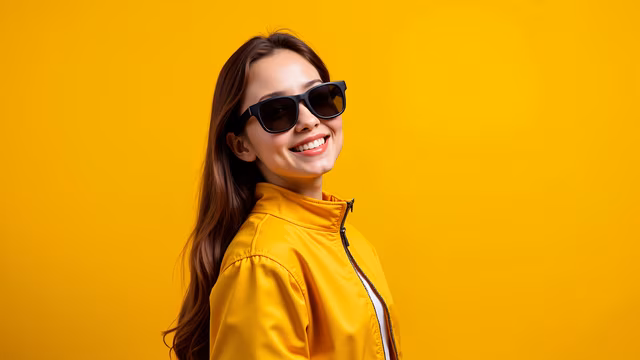 Bright Yellow Portrait