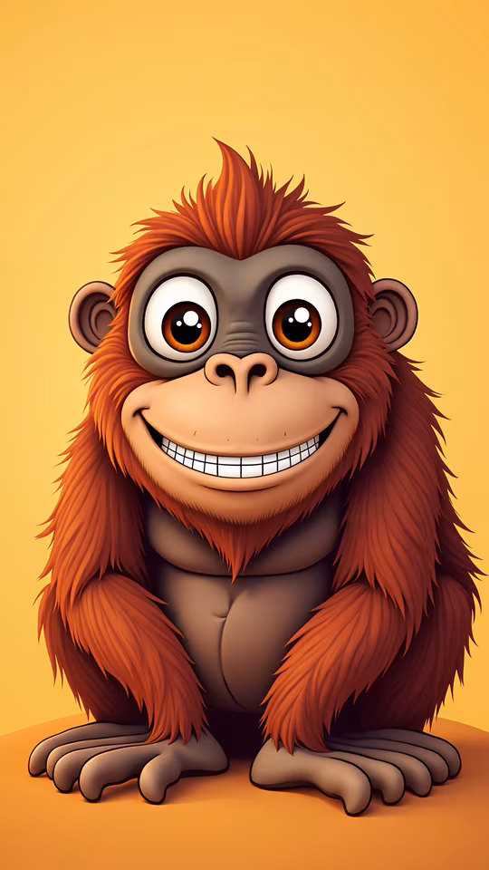 Cartoon Orangutan