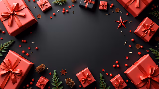 Christmas Gifts Illustration
