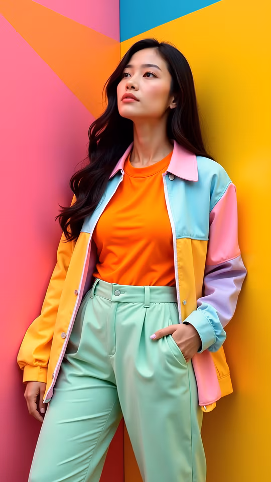 Colorful Fashion Portrait