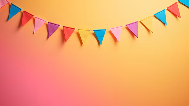 Colorful Pennant Garland