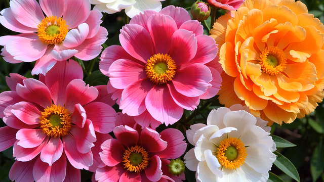 Colorful Peonies