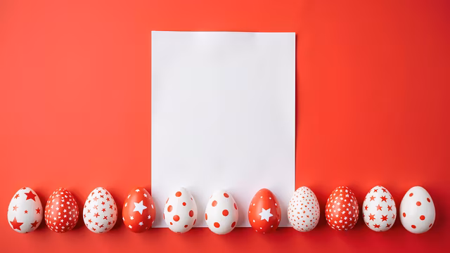 Easter Eggs Border