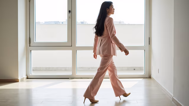 Elegant Pink Suit