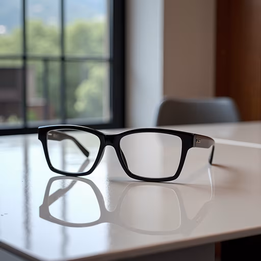 Glasses on Table