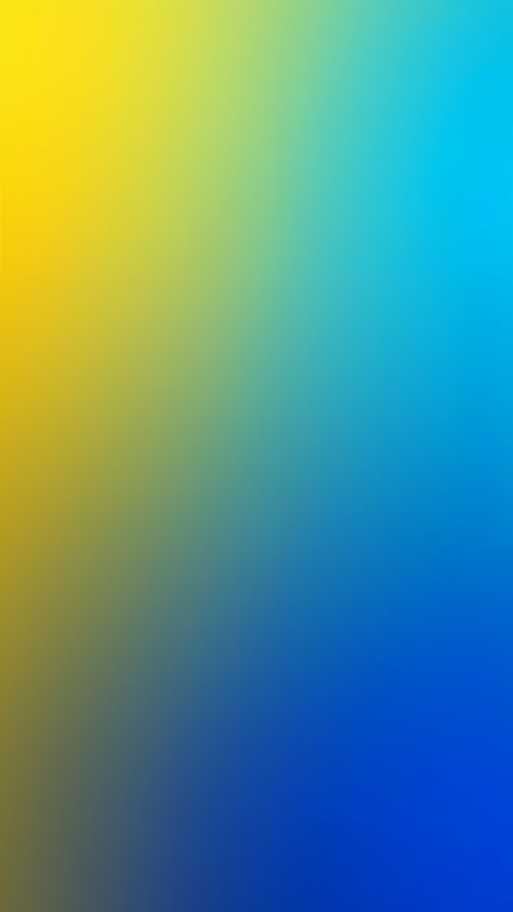 Soft gradient transition from yellow to blue, perfect for abstract art and backgrounds.
