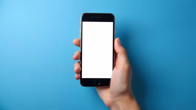 Hand Holding Smartphone
