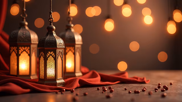 Lanterns and Red Silk