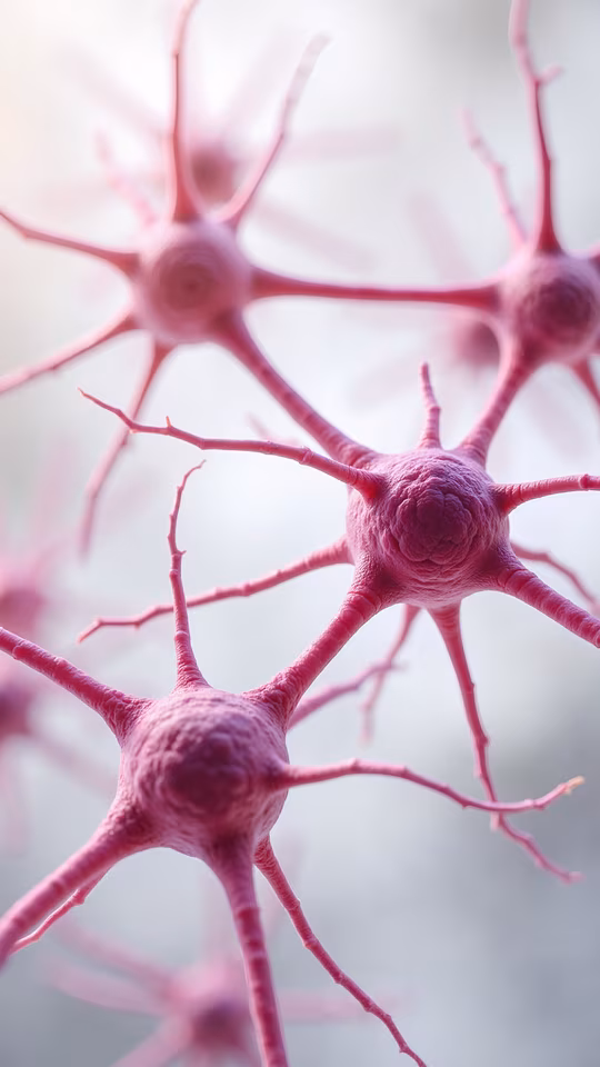 Neurons: Pink Neuron Network