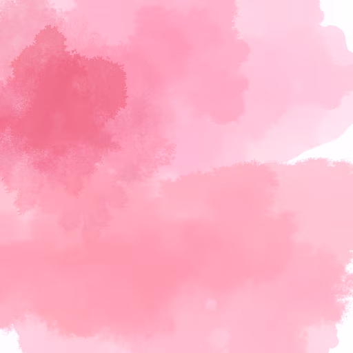 Pink Watercolor Landscape