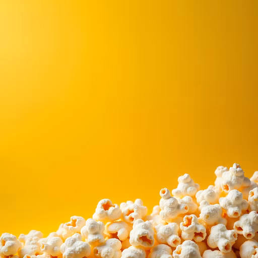 Popcorn on Yellow