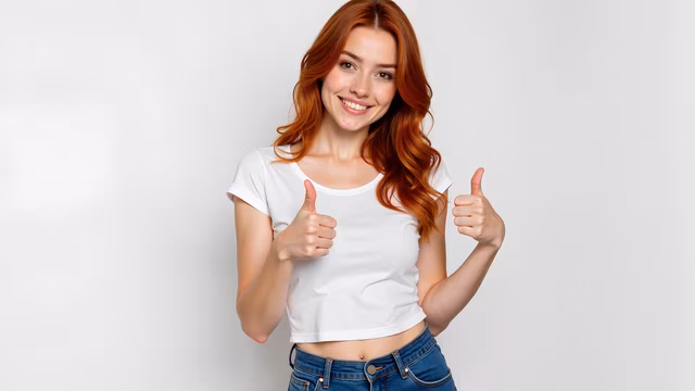 Positive Thumbs-Up Photo
