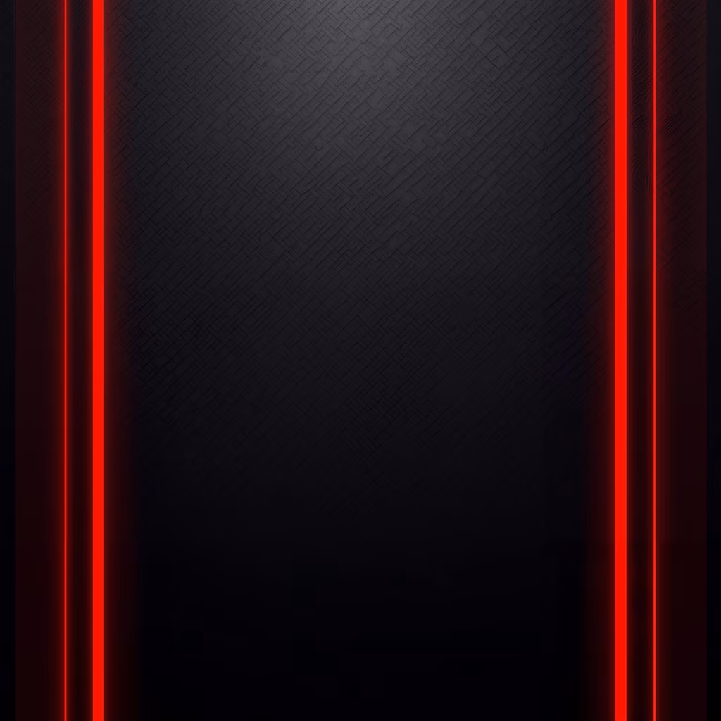 Abstract illustration with glowing red lines against a dark, textured background.