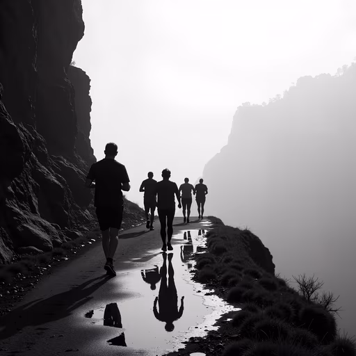 Silhouettes on the Path