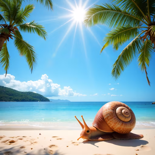Snail on the Beach