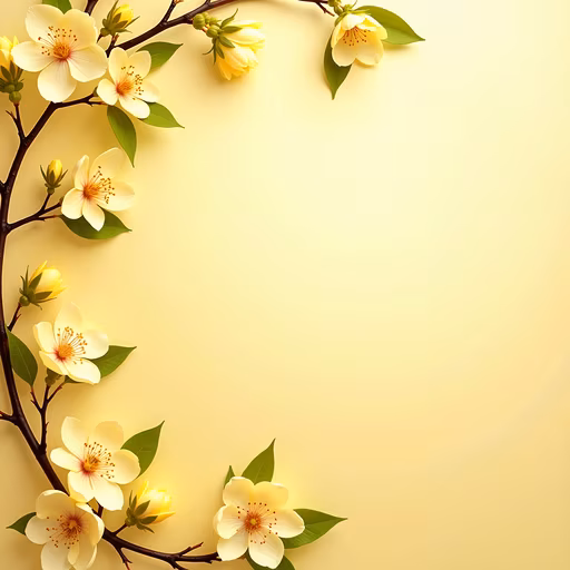 Spring Blossoms Illustration