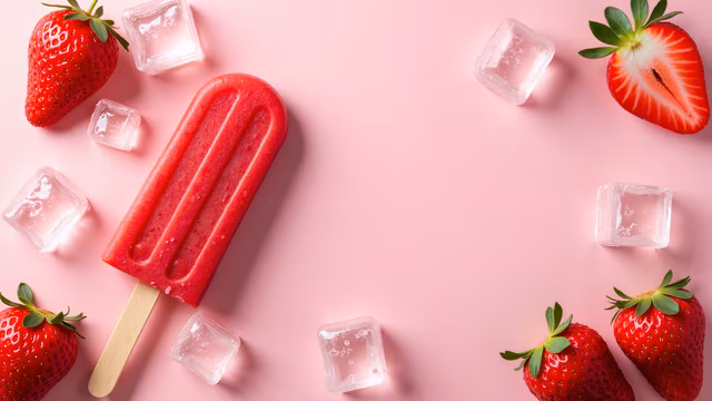 Strawberry Popsicle