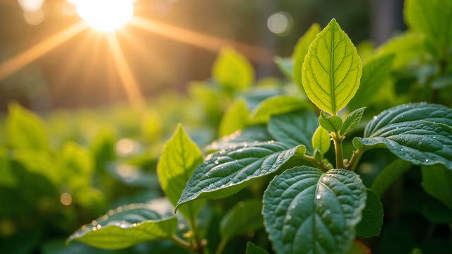 Sunlit Greenery